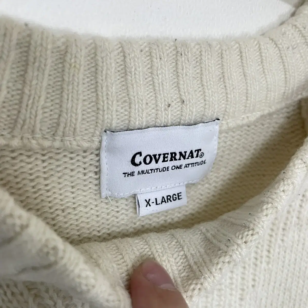 COVERNAT (W)TIE KNIT VEST 4FK1635 