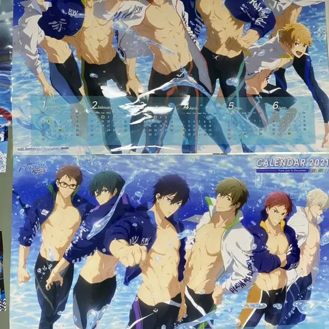 Free! 달력 특전