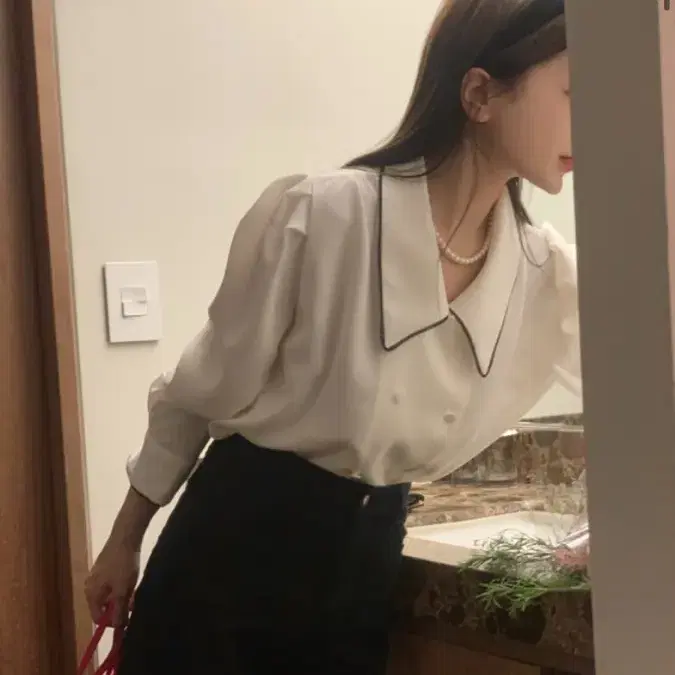 위드아웃썸머 ellen blouse 블라우스 셔츠