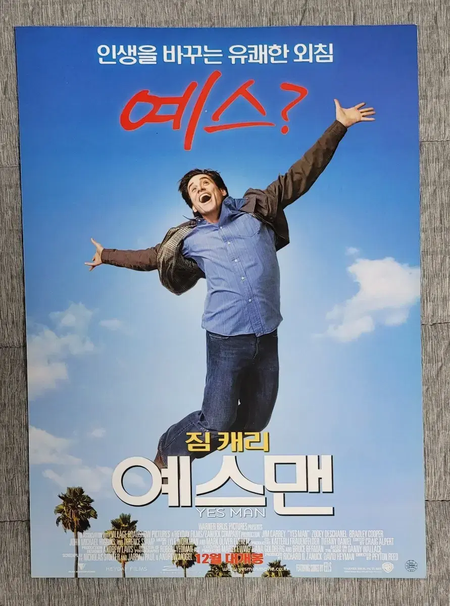 [영화팜플렛] 예스맨 전단지 (2008) 짐캐리 브래들리쿠퍼