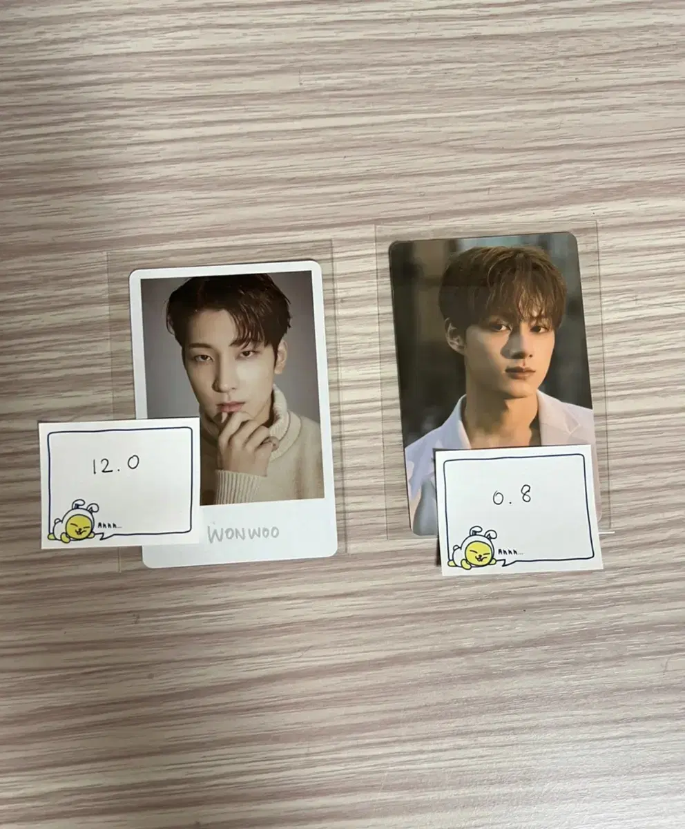 seventeen in-complete wonwoo, jun photocard sells svt pc