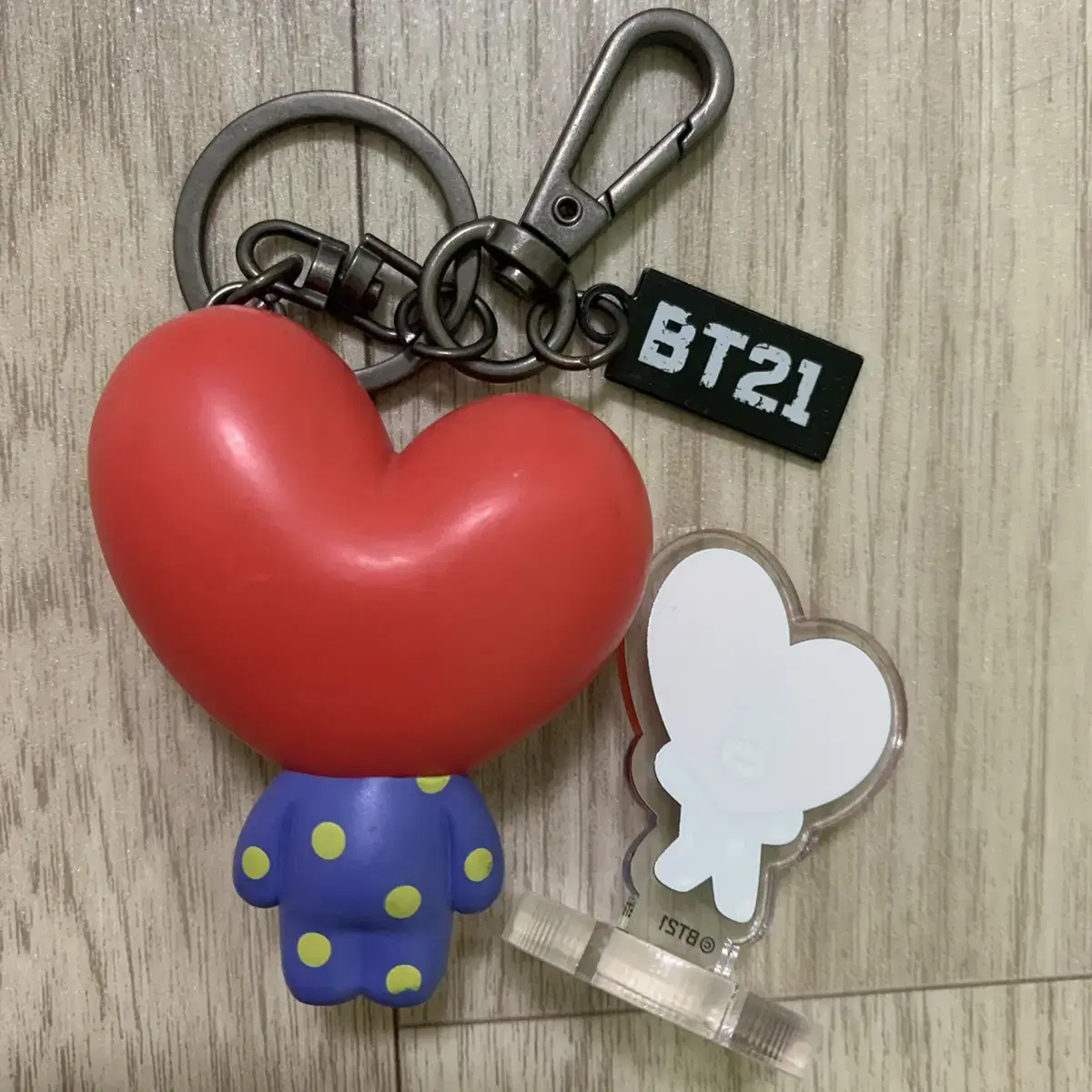 BT21 타타 피규어키링+아크릴스탠드 일괄