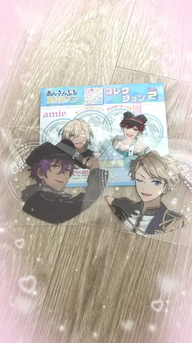 Unsealed) Ensemble Stars Angsta Adonis Arashi Picuria Heart Clear Card