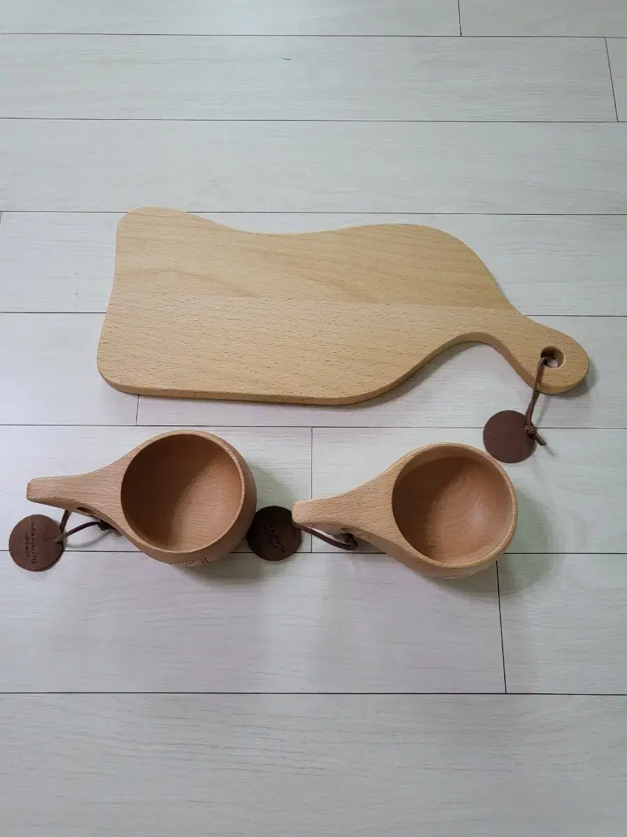 Nordisk solid wood cutting board & makgeolli glass (new product)