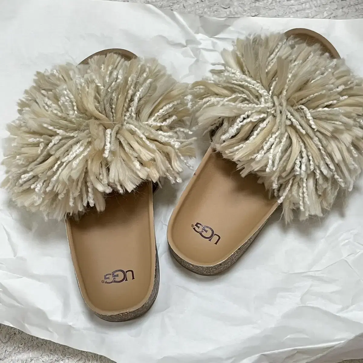 ugg 퍼 슬리퍼 230