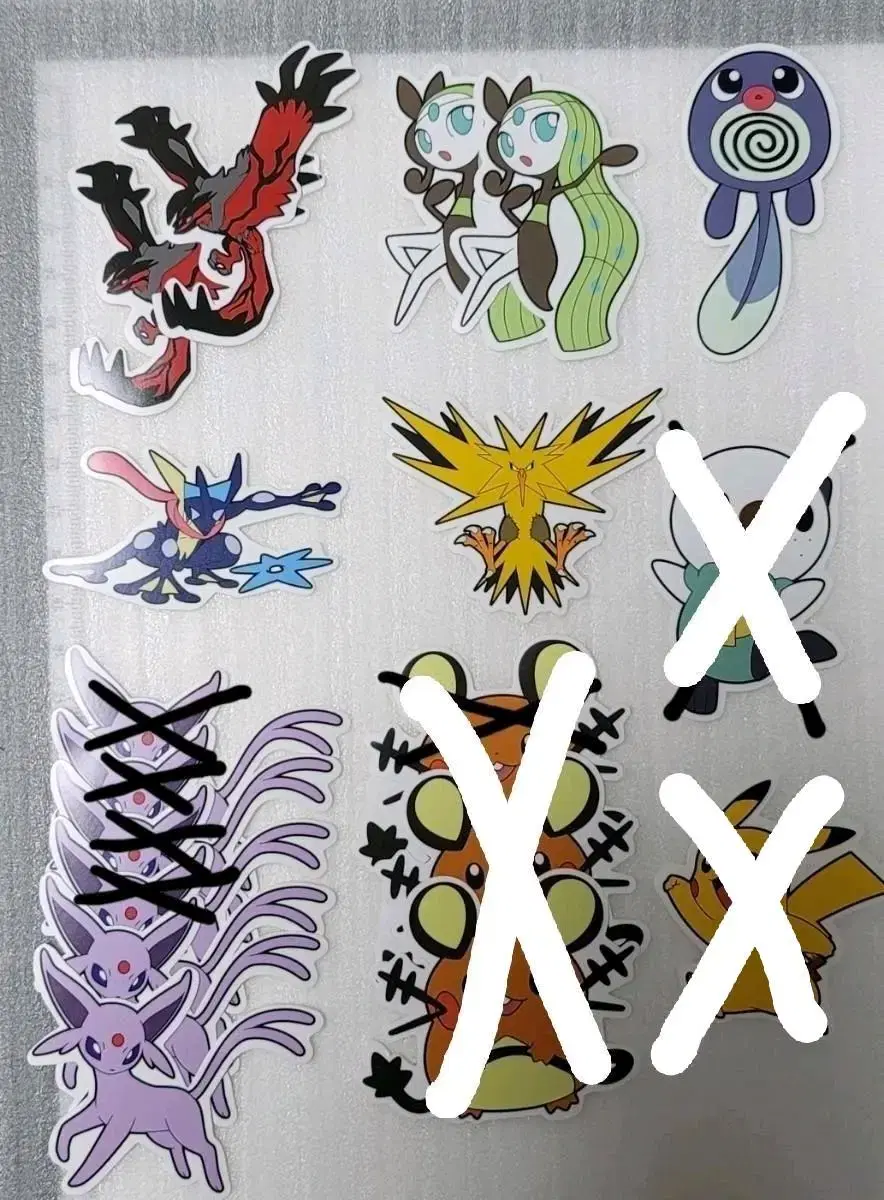 Vera Baskin-Robbins Pokémon Stickers