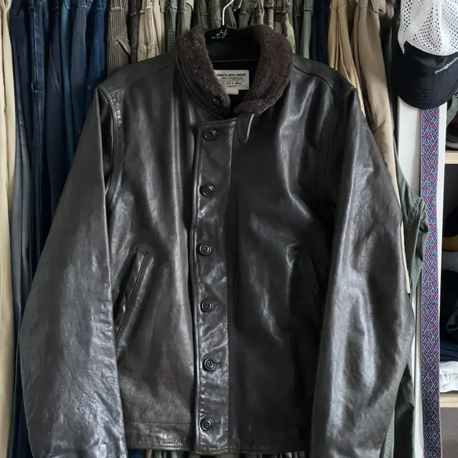 RRL N-1 DECK LEATHER JACKET