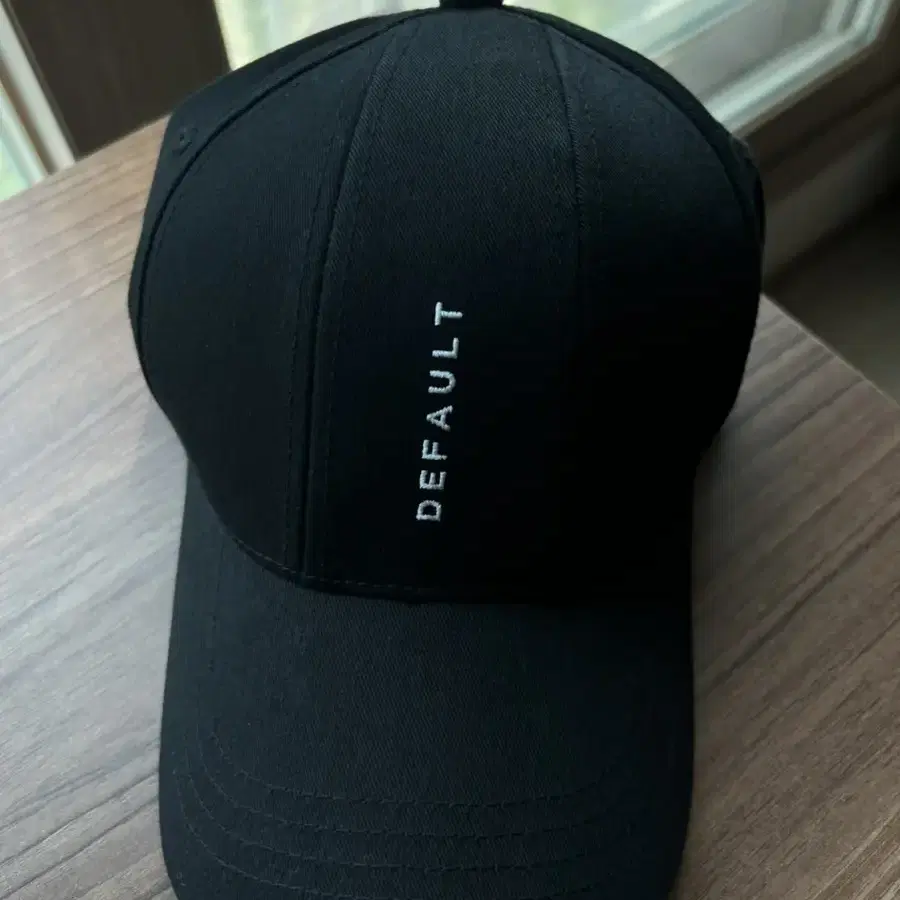 디폴트벨류 DEFAULT EMBROIDERY 7PANEL CAP(Blac