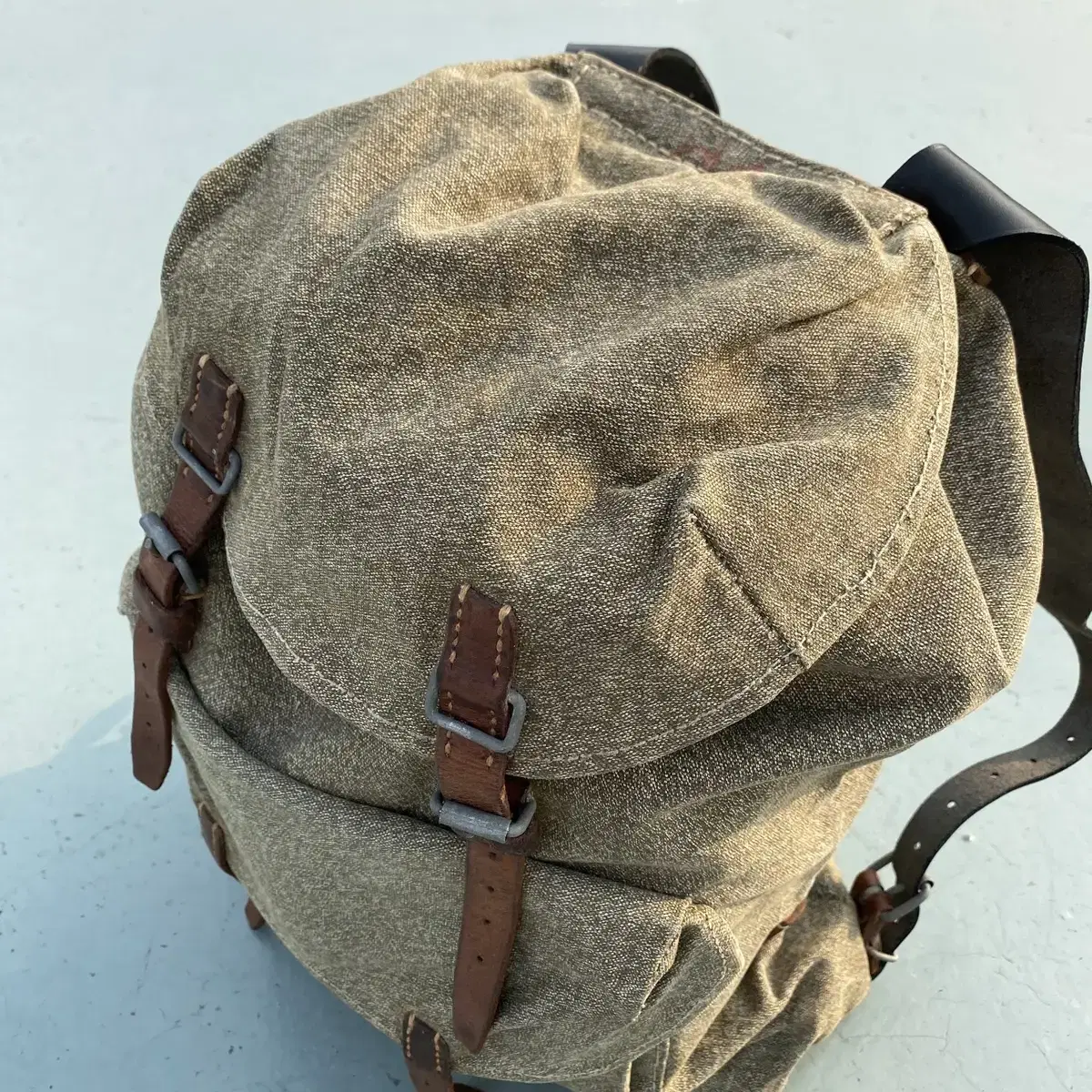 50's 스위스군 Salt & Pepper Rucksack