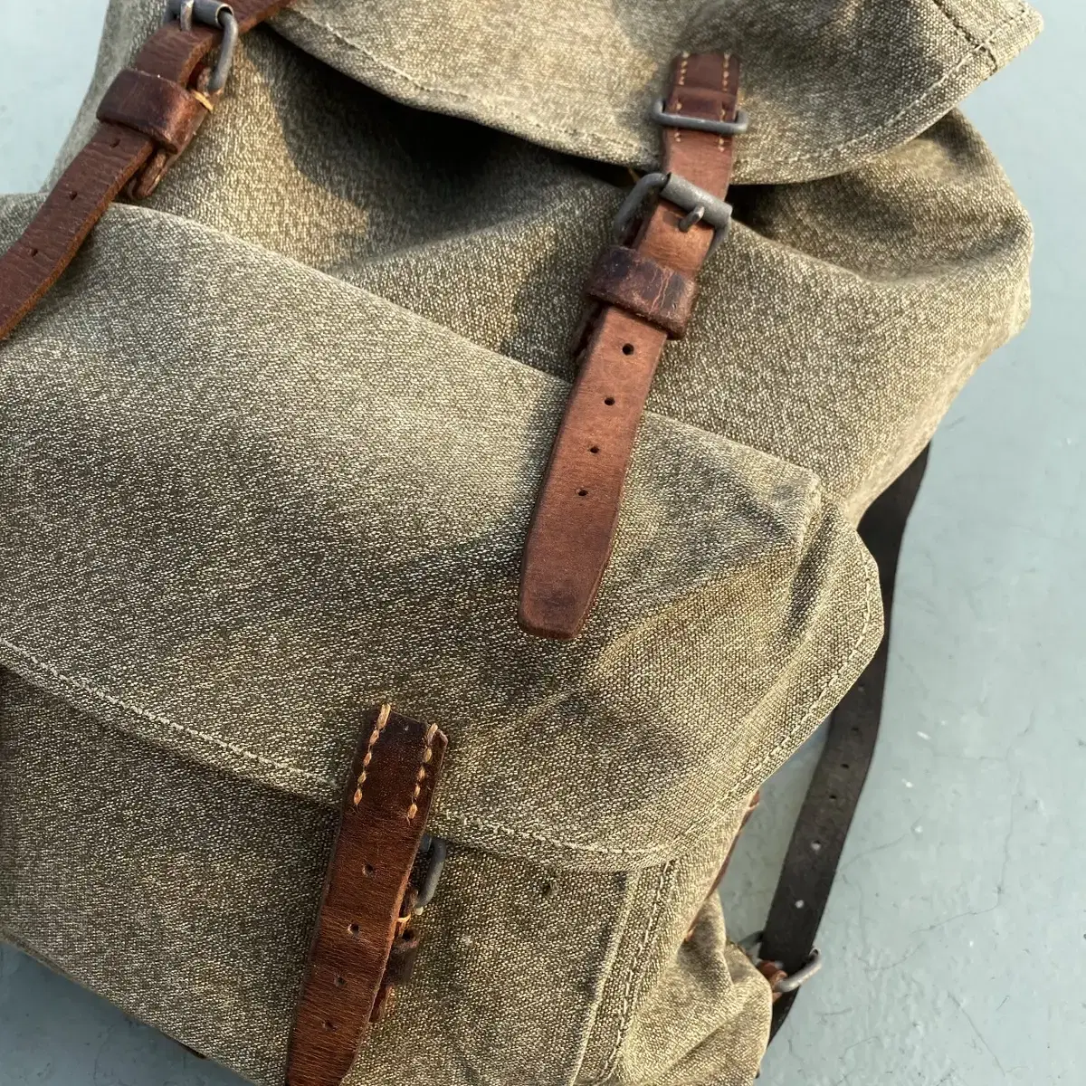 50's 스위스군 Salt & Pepper Rucksack