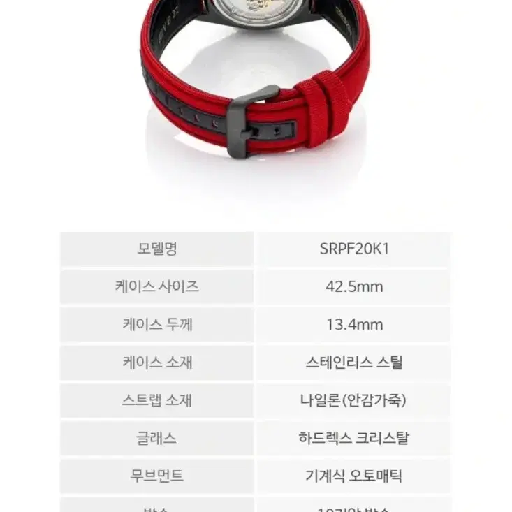 [세이코] SEIKO5 X KEN 한정판 SRPF20K1 팝니다.