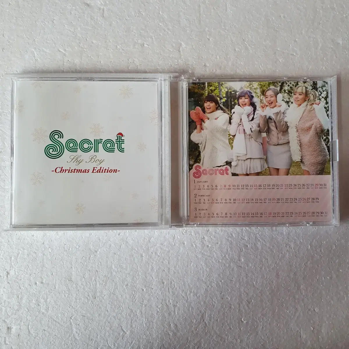 시크릿 SECRET Shy Boy 크리스마스 한정반 달력 일본 CD 중고