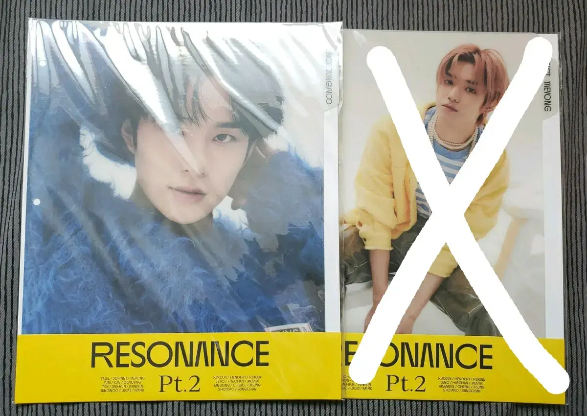 NCT 127 RESONANCE Pt.2 binder Index Jungwoo Jungwoo