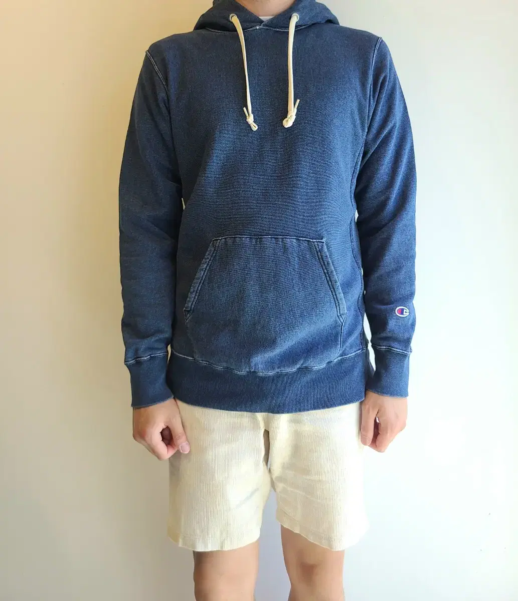 Champion Reverse Weave Indigo Hoodie