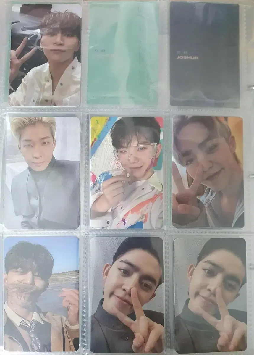 Seventeen Feathersun photocard (s.coups wonwoo woozi seungkwan)