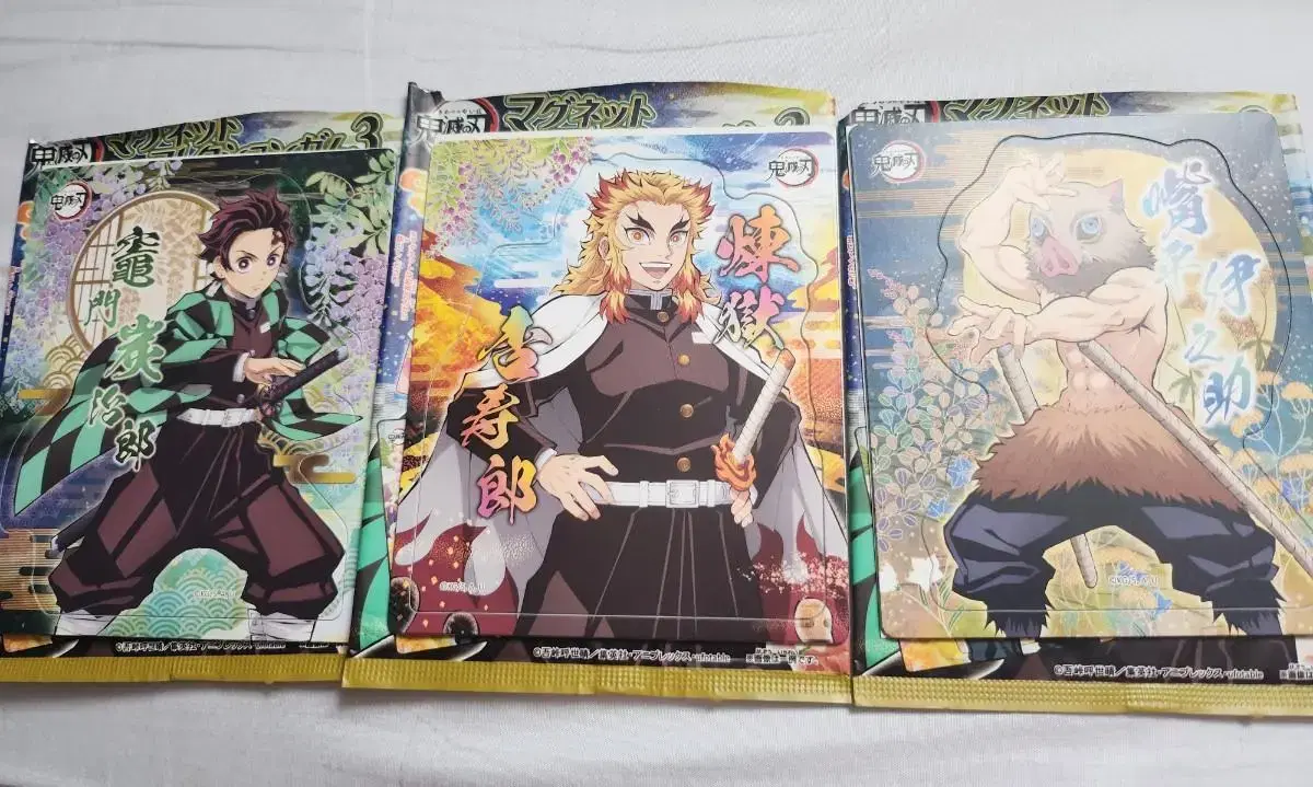 Demon Slayer Magnet Collection 3: Rengoku Kigyu Iguro Tanjiro Inosuke