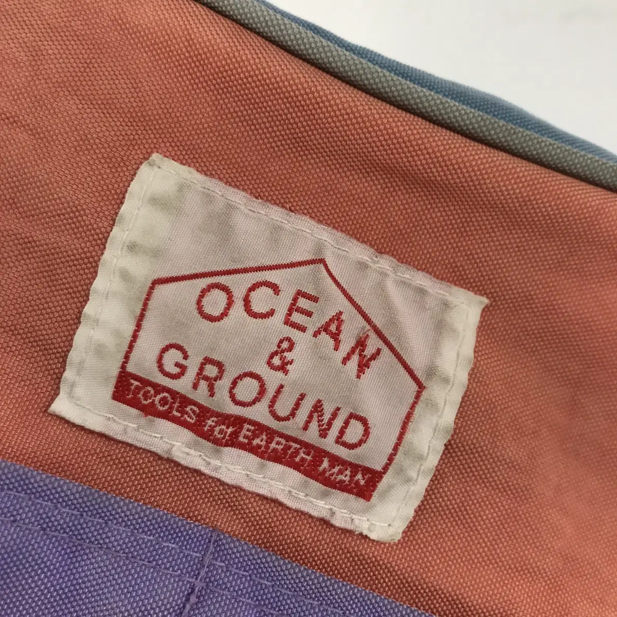 OCEAN&GROUND nylon color cross Bag