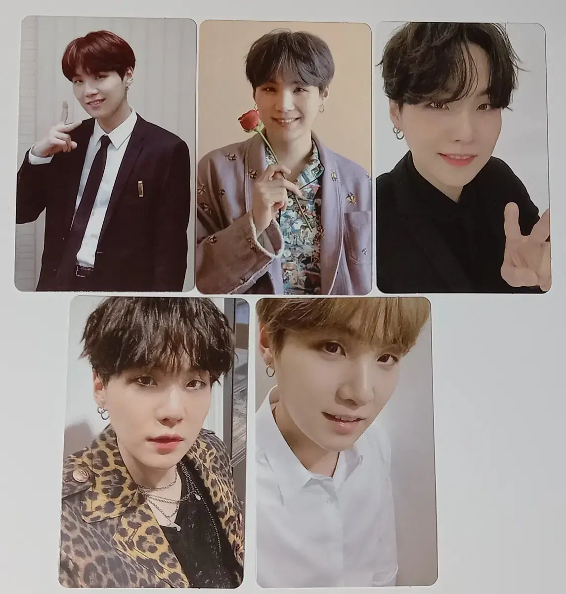 Bangtan suga 18-20 Memories photocard in bulk of 5 chapters