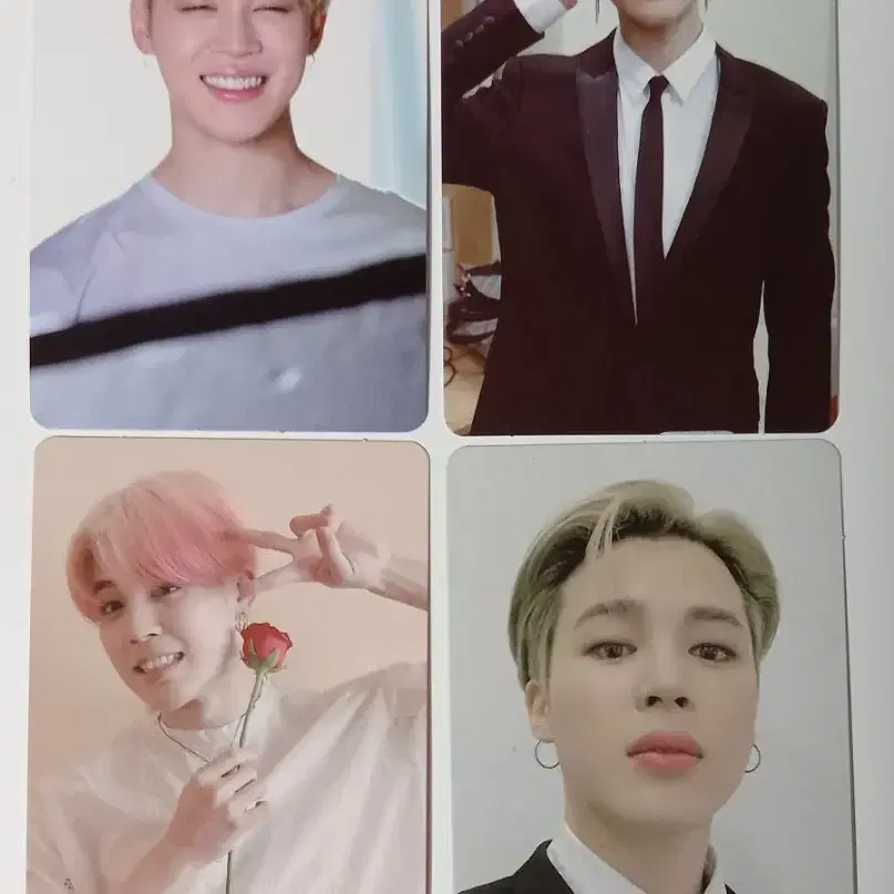 방탄 BTS 지민 17~20 메모리즈 포카 4장 일괄