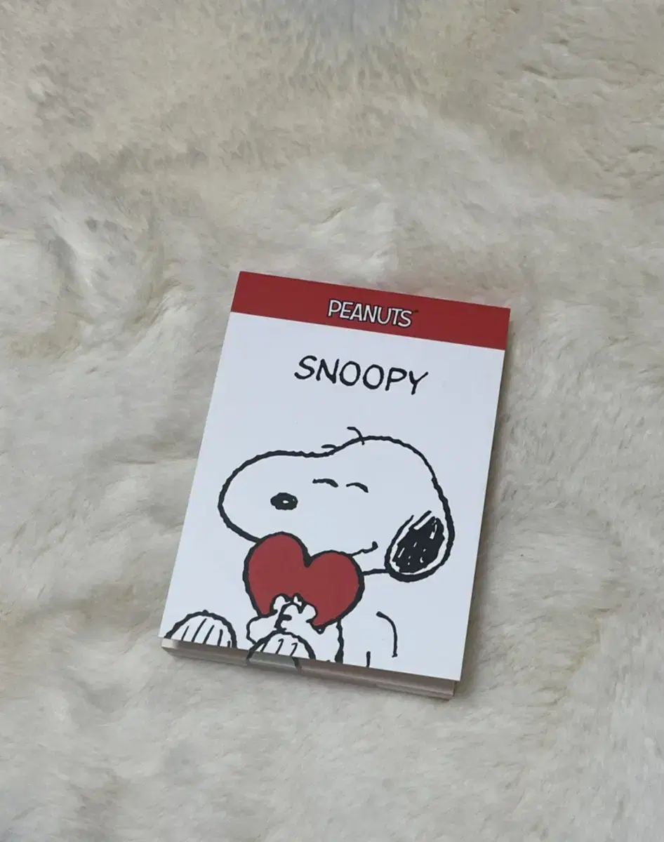 Snoopy memo pad