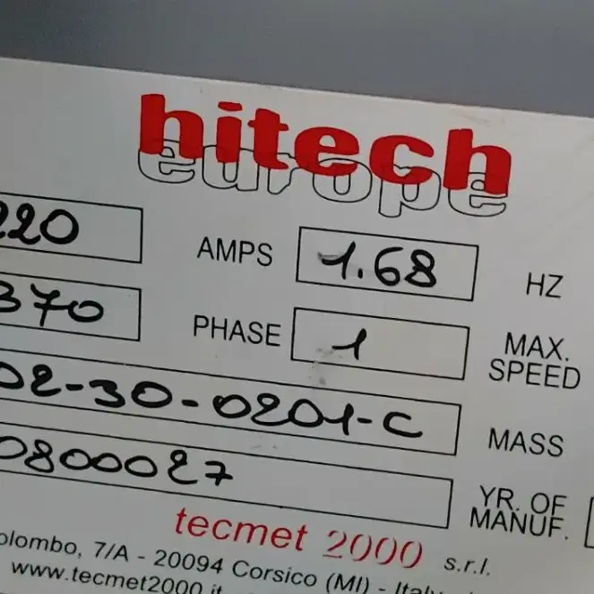 이태리 tecmet2000시편절단기 시편컷팅기 