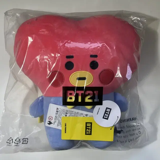 라인프렌즈 BT21 베이비 타타 허그미 쿠션 방탄소년단