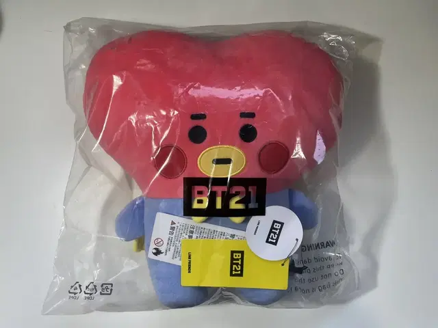 라인프렌즈 BT21 베이비 타타 허그미 쿠션 방탄소년단