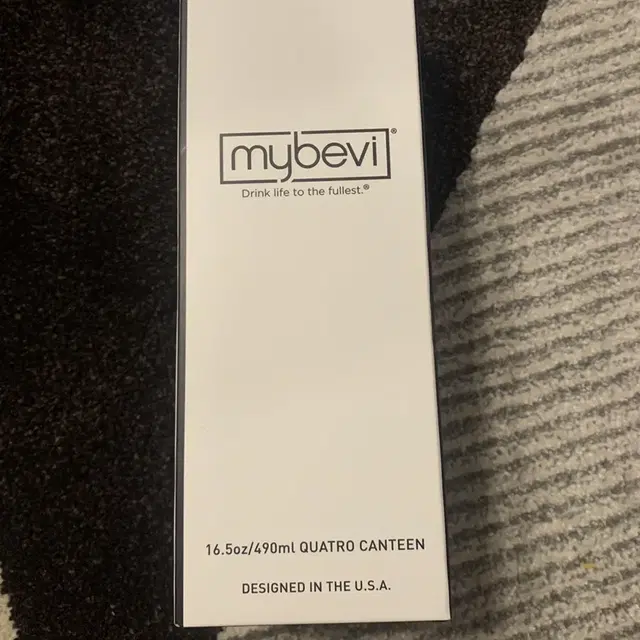 (새상품) MYBEVI 마이베비 캐리핸들 텀블러 핫핑크 490ml