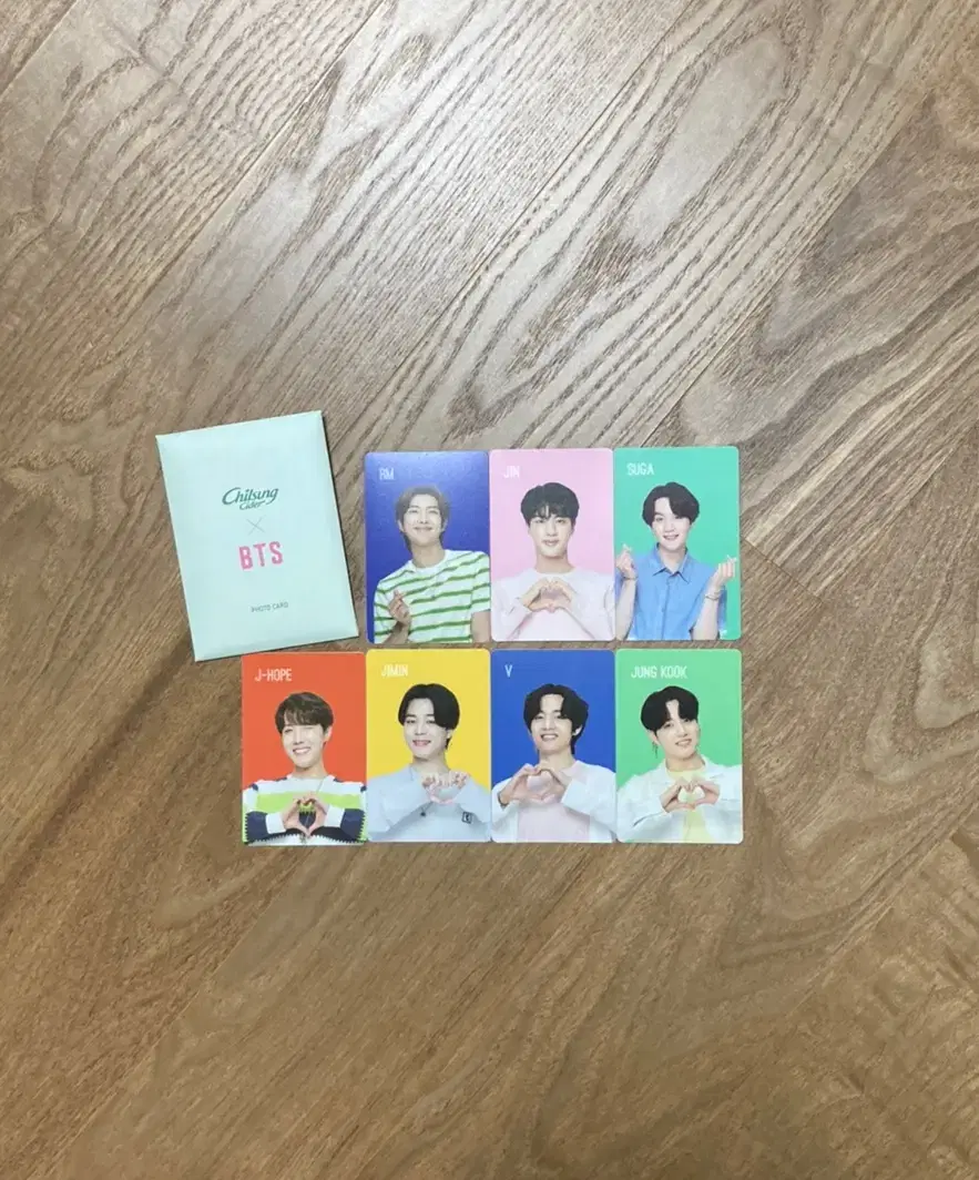 BTS Chilsung Cider Photocard