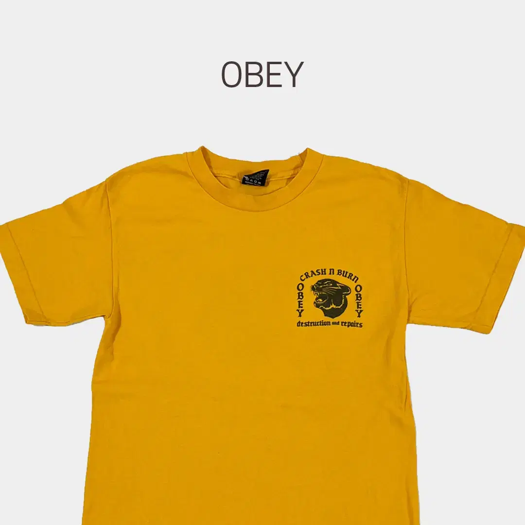 Obey Printed Short Sleeve T-Shirt BM1150