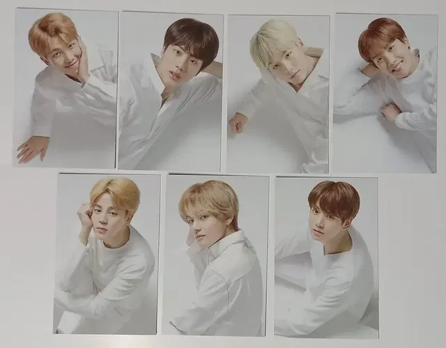 방탄 BTS VT 포카 7장 일괄