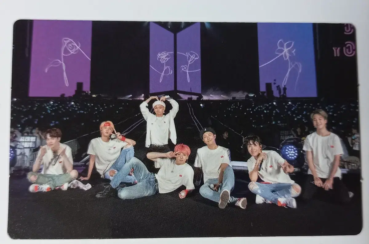 bangtan bts rubsell seoul ble group photocard