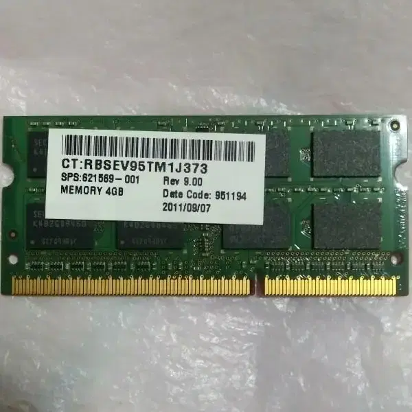 삼성 램카드4GB.