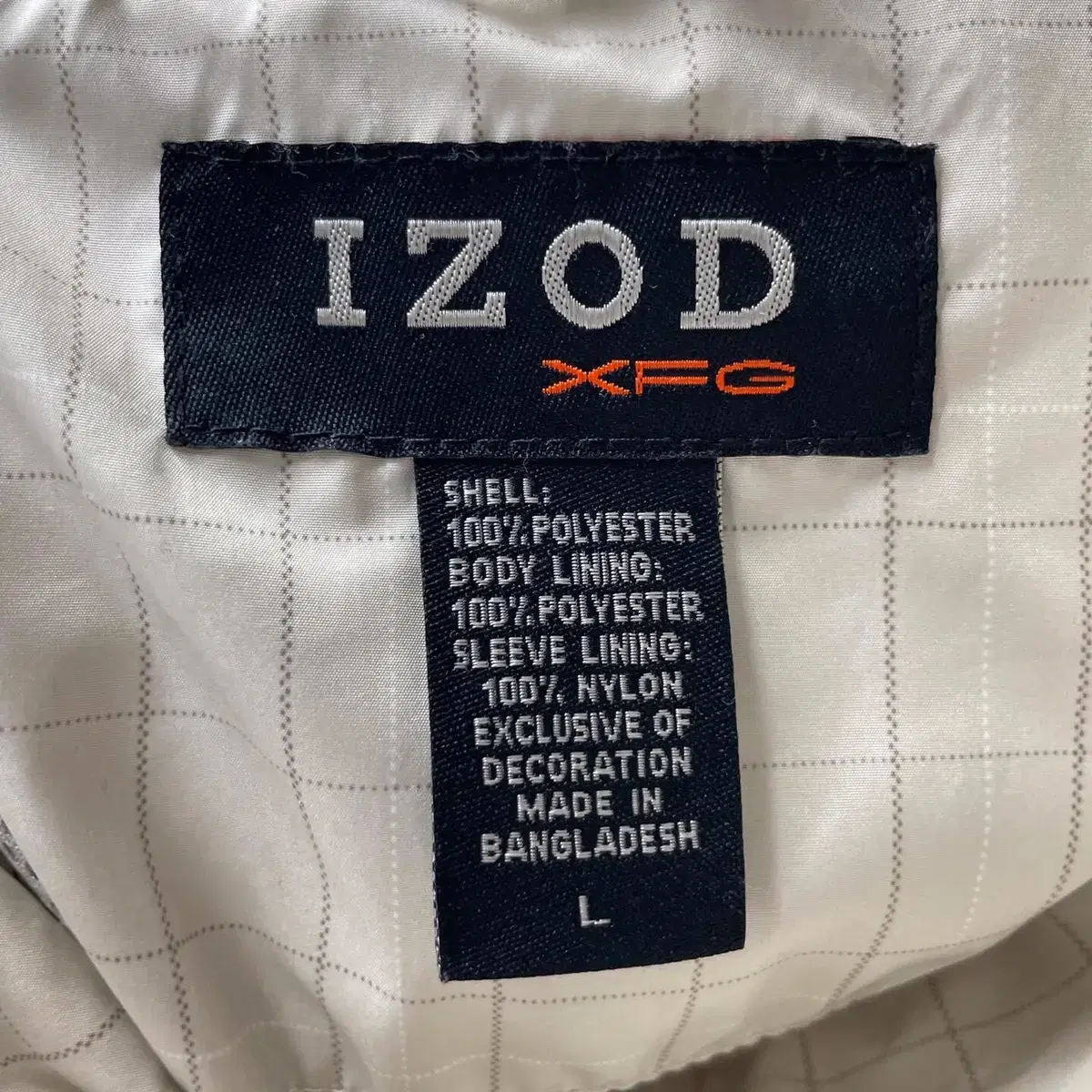 프롬브이 IZOD 아이조드 반집업 자켓 (L)