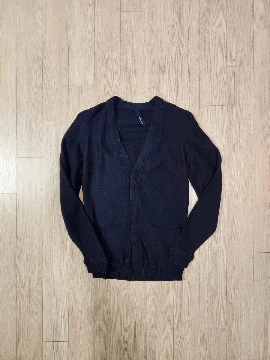 MAN OF MOODS JAPAN Black Woven V-Neck Cardigan