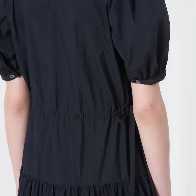 비이커 Summer Clean Collar Dress - Navy