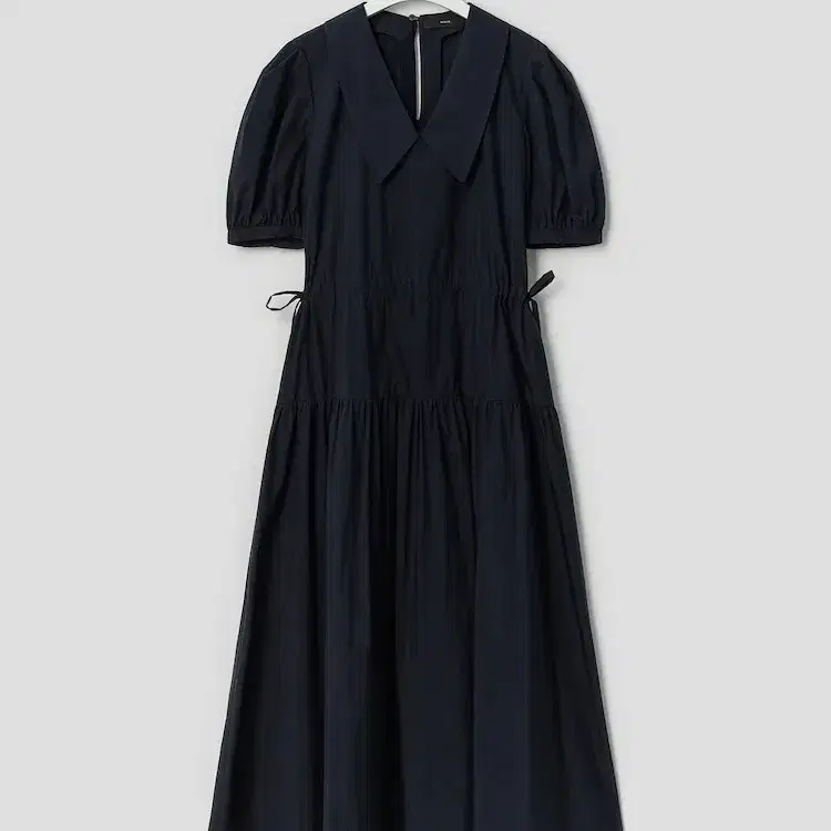 비이커 Summer Clean Collar Dress - Navy