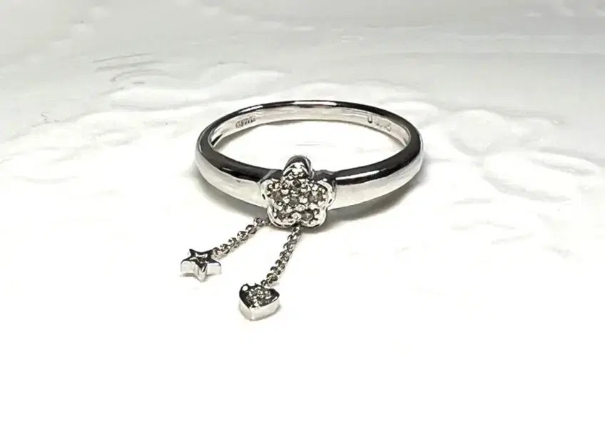 {JuJuGoldBread} 18K Flower Star Heart dia Keum keum Ring (Necklace Bracelet)