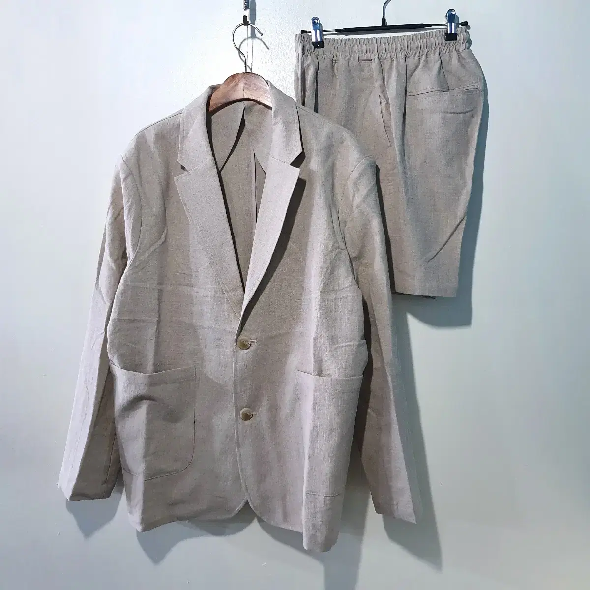 SS신상) Linen jacket, short pants set up 3color M,L