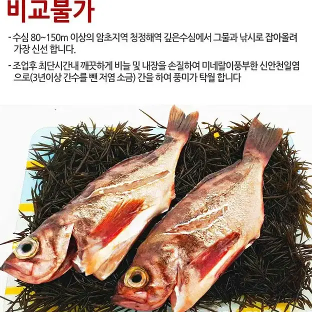 가거도 국내산 자연산 볼락 뽈락 생선 2마리세트 