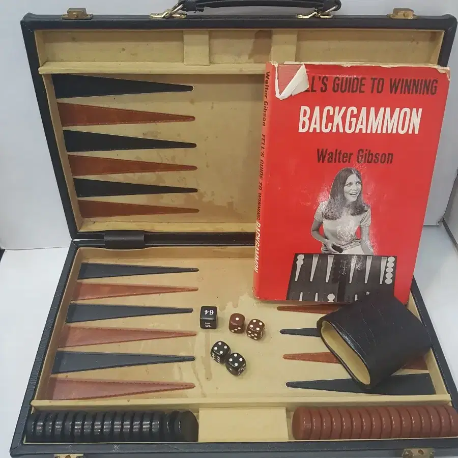 빈티지 골동품 BACKGAMMON 게임