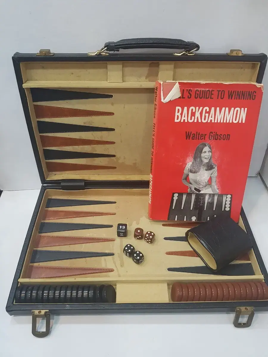 빈티지 골동품 BACKGAMMON 게임