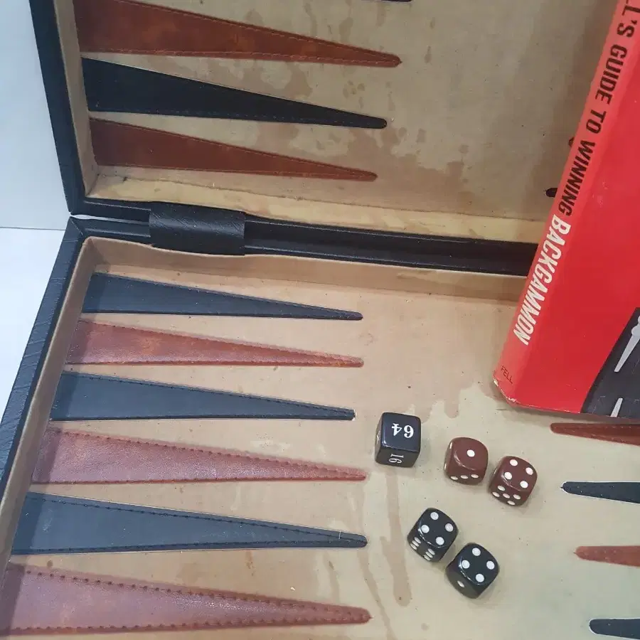 빈티지 골동품 BACKGAMMON 게임