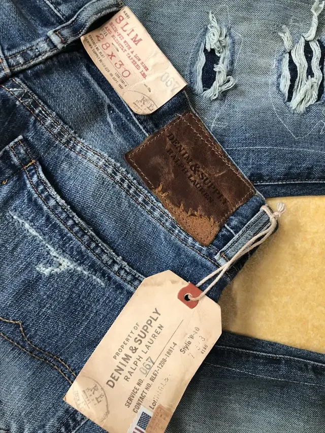 Denim Supply 새상품 데님앤서플라이 랄프로렌 패치워크 데님 28