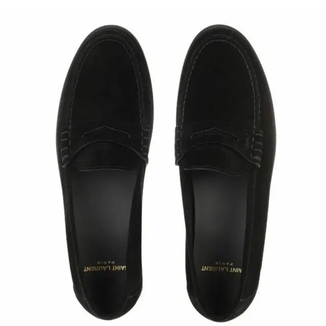 새상품) 생로랑 페니로퍼 스웨이드 모노그램 블랙 Saint Laurent