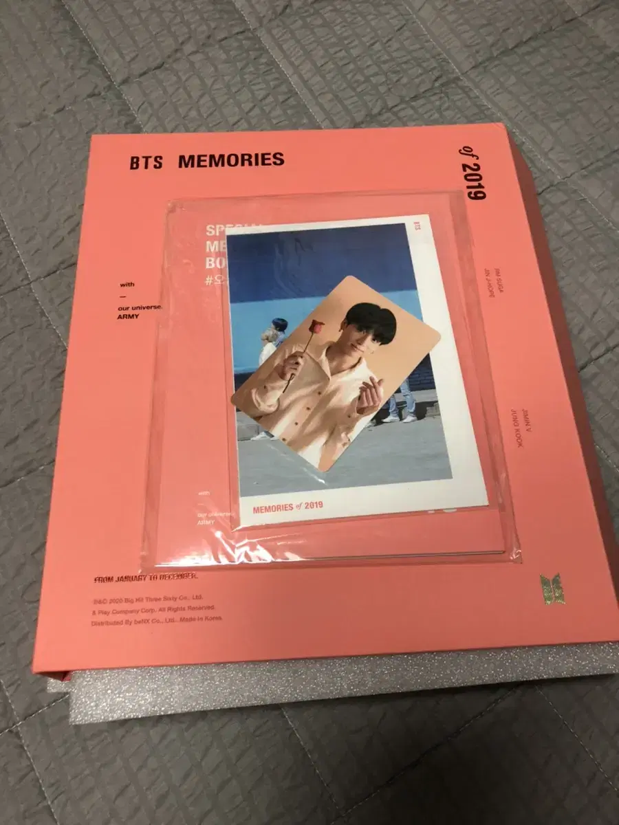 2019 Memories DVD jungkook photocard (with CD)