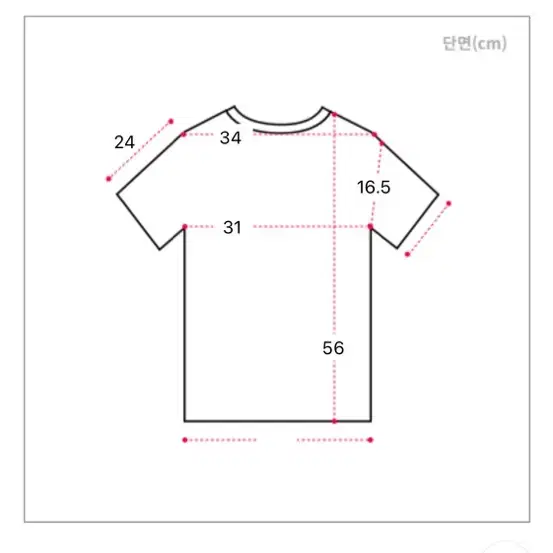 스퀘어넥 유넥 기본 쫀쫀 반팔티 [화이트/소라/핑크/민트]