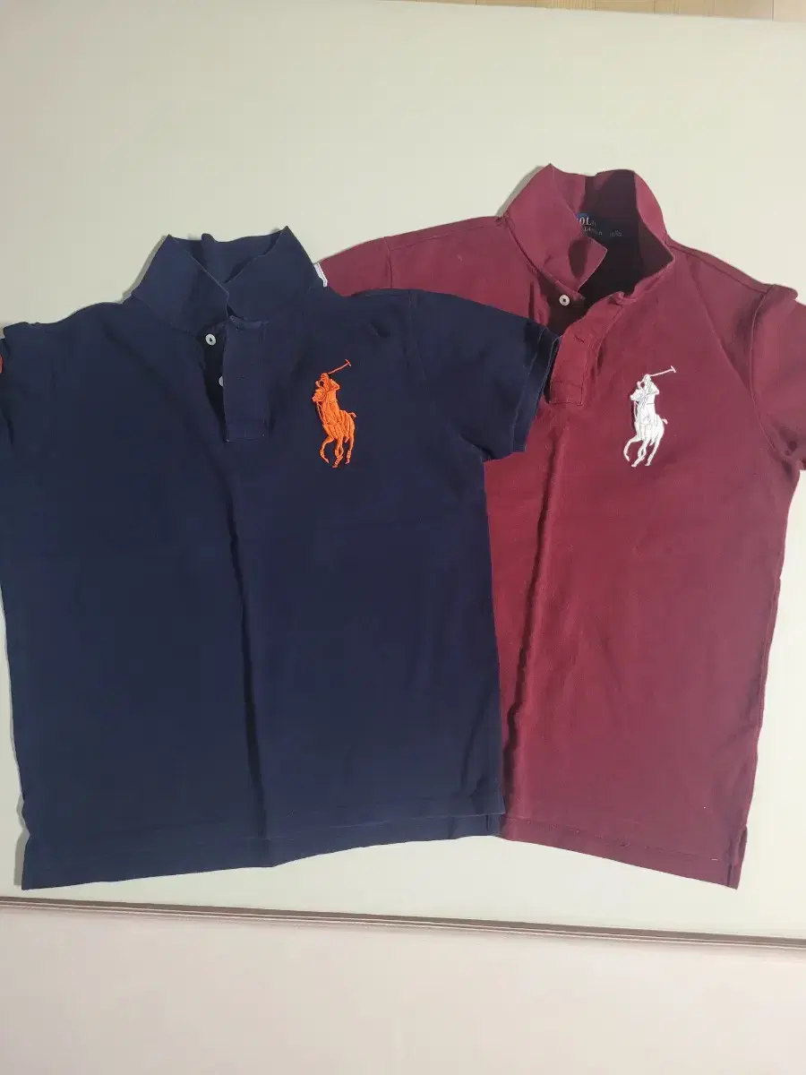 Polo) sold in bulk of 2 pieces. kara Short Sleeve Tee Shirt (Navy/Burgundy)