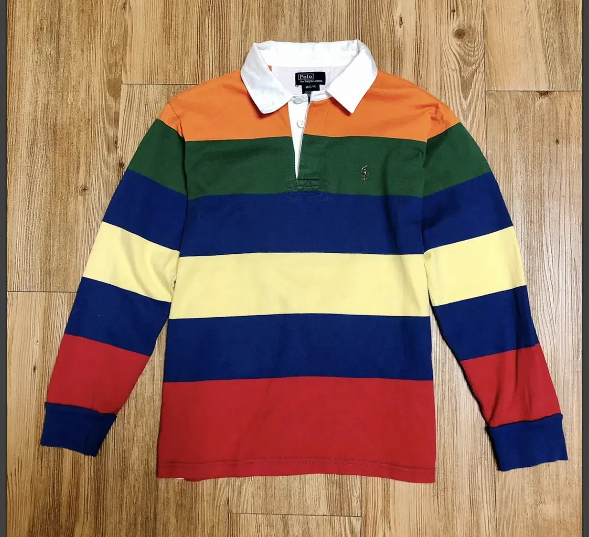 Polo Ralph Lauren/Unisex Multicolor Striped Oxford Kara Long Sleeve Karati