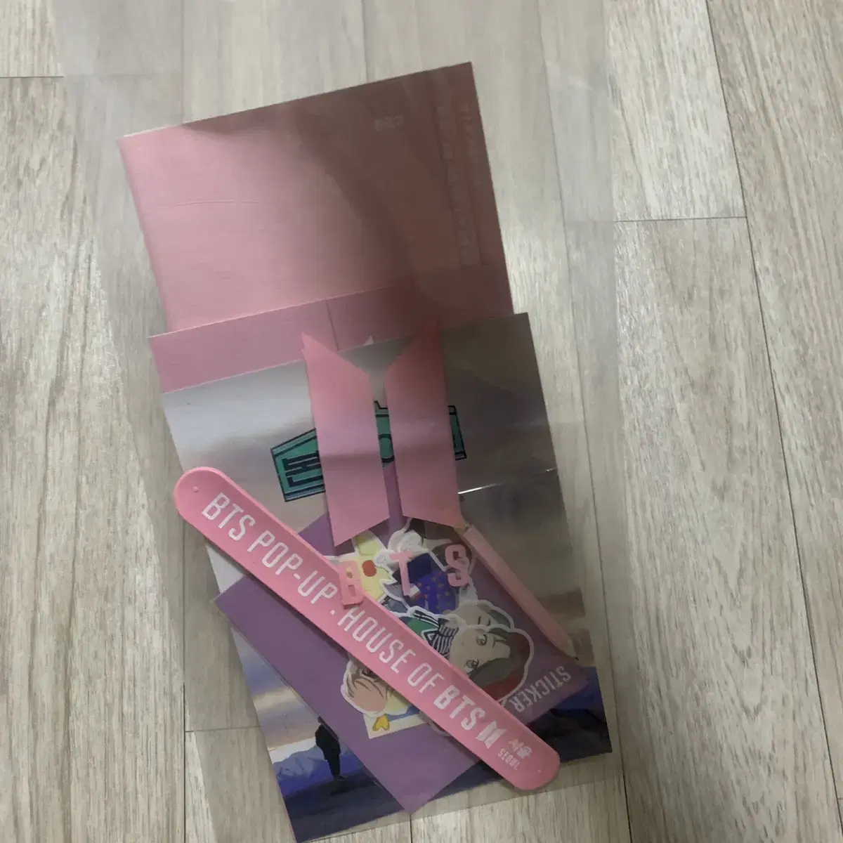 방탄 팝업 특전 스티커+웰컴 기프트